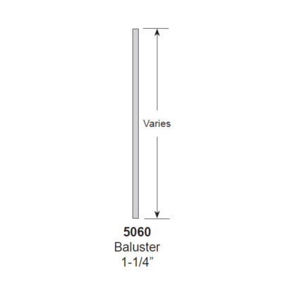 5060 Balusters with Measures