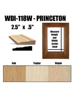 WDI-118W Princeton Window Casing Pre Assembled