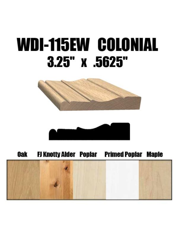 Colonial 115EW with Species and Outline