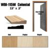 Colonial Door Casing WDI-115W