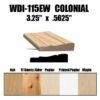 WDI-115EW Colonial Window Casing