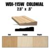 WDI-115W Colonial Window Casing