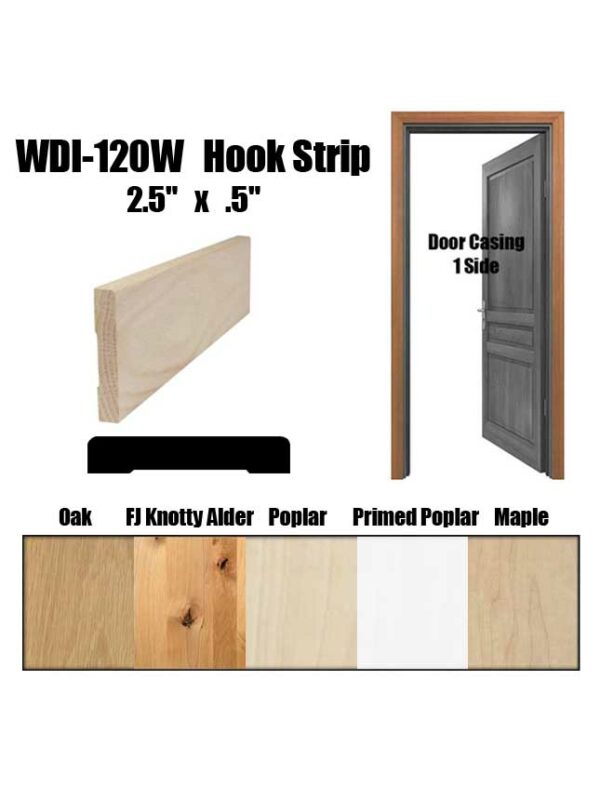 Door Casing - Hook Strip WDI-120W