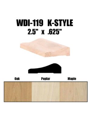 K-Style Casing, WDI-119 with Wood Samples