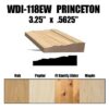 Princeton Casing, WDI-118EW with Wood Samples