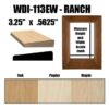 WDI-113EW Ranch Window Casing Pre Assembled