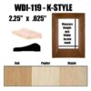 WDI-119 K-Style Window Casing Pre-Assembled